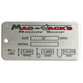 Screen Printed Stainless Steel Commercial Name Plates - Up to 3 Square Inches